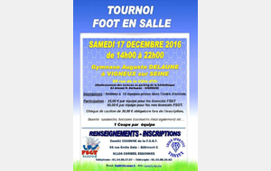 TOURNOI DE FOOT EN SALLE