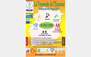 TRAVERSEE DE L'ESSONNE EDITION 2017