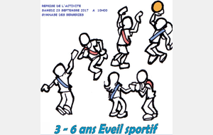 EVEIL SPORTIF 3-6 ANS