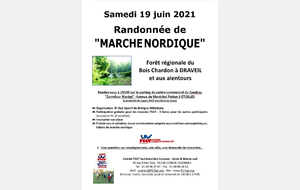 RANDONNEE DE  MARCHE NORDIQUE 