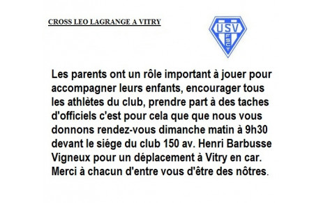 DEPLACEMENT A VITRY