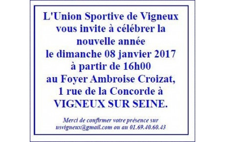 Réception du Nouvel An de l'US VIGNEUX