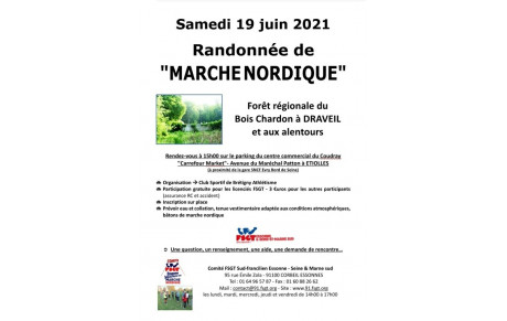RANDONNEE DE &quot;MARCHE NORDIQUE&quot;